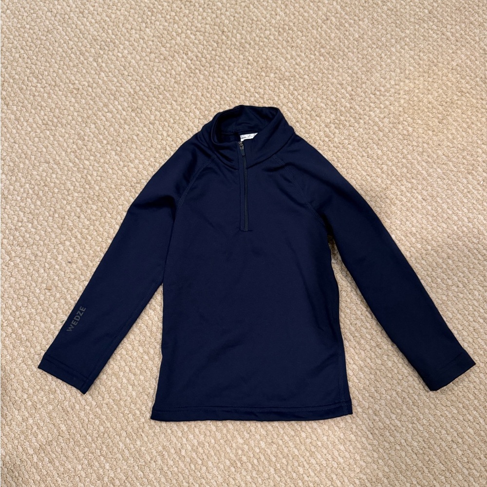 Decathlon Kids Thermal Ski Base Layer 1/2 Zip Size 4